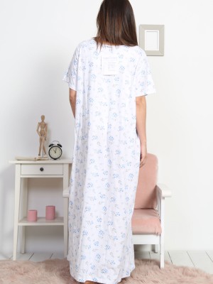 Woman Supreme Big Size Grandma Basic Nightgown