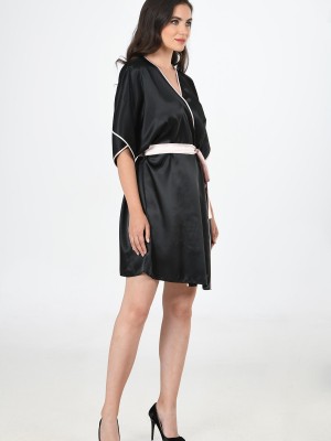 Woman Satin Luxury Dressing Gown Woman Satin Luxury Dressing Gown