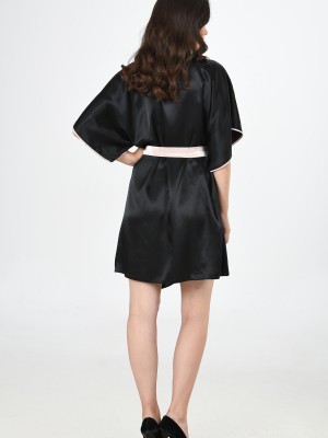 Woman Satin Luxury Dressing Gown Woman Satin Luxury Dressing Gown