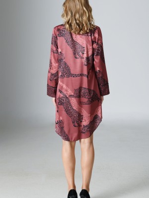 Woman Satin Exclusive Camellia Shirt Woman Satin Exclusive Camellia Shirt