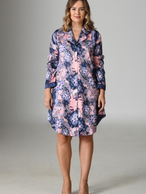 Woman Satin Exclusive Big Size Ethnic Shirt Woman Satin Exclusive Big Size Ethnic Shirt
