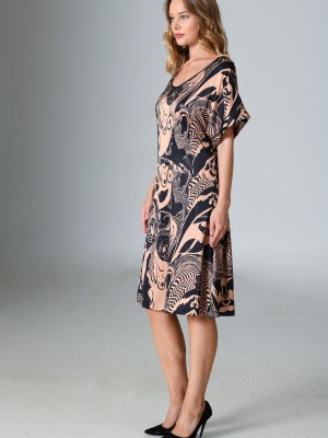 Woman Satin Exclusive Lupin Dress Woman Satin Exclusive Lupin Dress