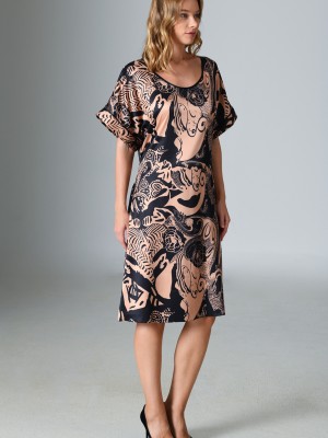 Woman Satin Exclusive Lupin Dress Woman Satin Exclusive Lupin Dress