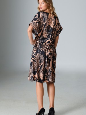 Woman Satin Exclusive Lupin Dress Woman Satin Exclusive Lupin Dress
