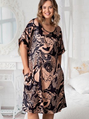 Woman Satin Exclusive Lupin Big Size Dress Woman Satin Exclusive Lupin Big Size Dress