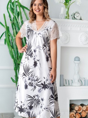 Woman Satin Pimenta Big Size Long Tunic Woman Satin Pimenta Big Size Long Tunic