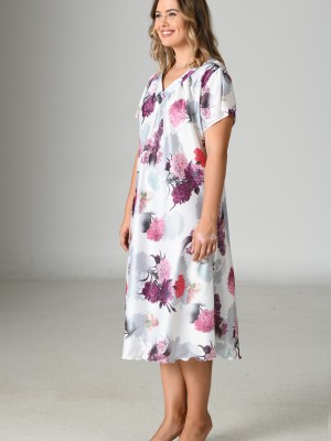 Woman Satin Big Size Dalya Tunic Woman Satin Big Size Dalya Tunic