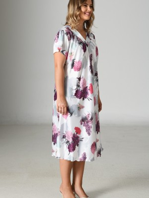 Woman Satin Big Size Dalya Tunic Woman Satin Big Size Dalya Tunic