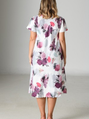 Woman Satin Big Size Dalya Tunic Woman Satin Big Size Dalya Tunic