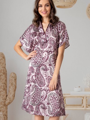Woman Satin Aster Tunic Woman Satin Aster Tunic