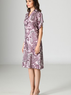 Woman Satin Aster Tunic Woman Satin Aster Tunic