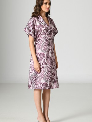 Woman Satin Aster Tunic Woman Satin Aster Tunic