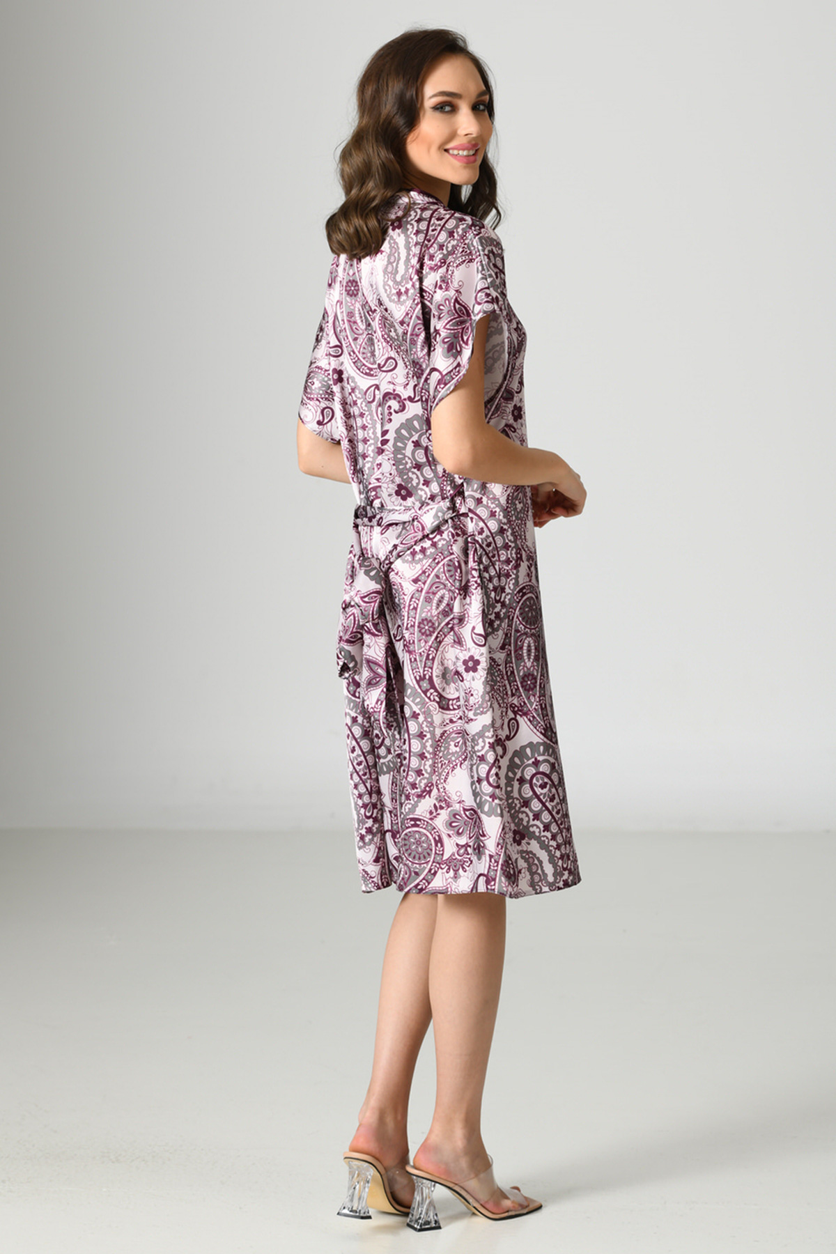 Woman Satin Aster Tunic Woman Satin Aster Tunic