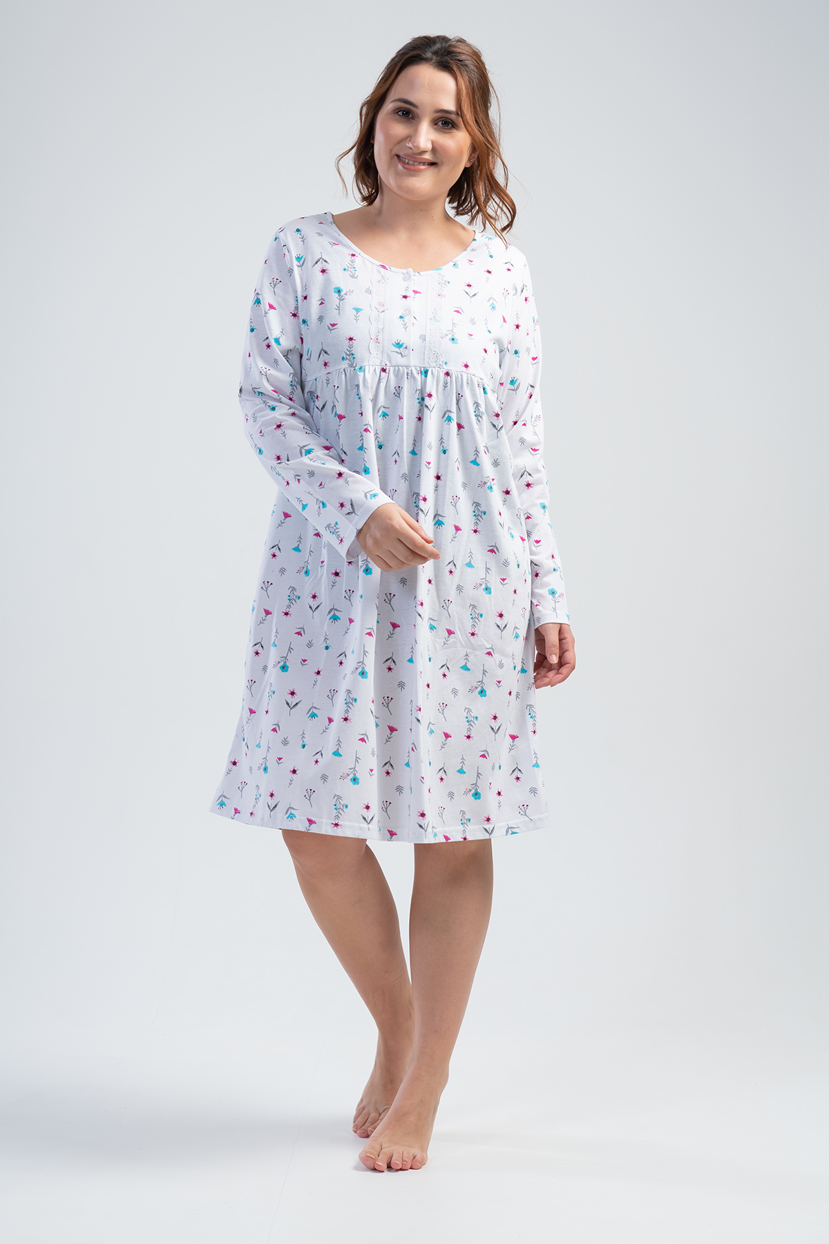 Woman Grandma XXL Calla Nightgown Woman Grandma XXL Calla Nightgown