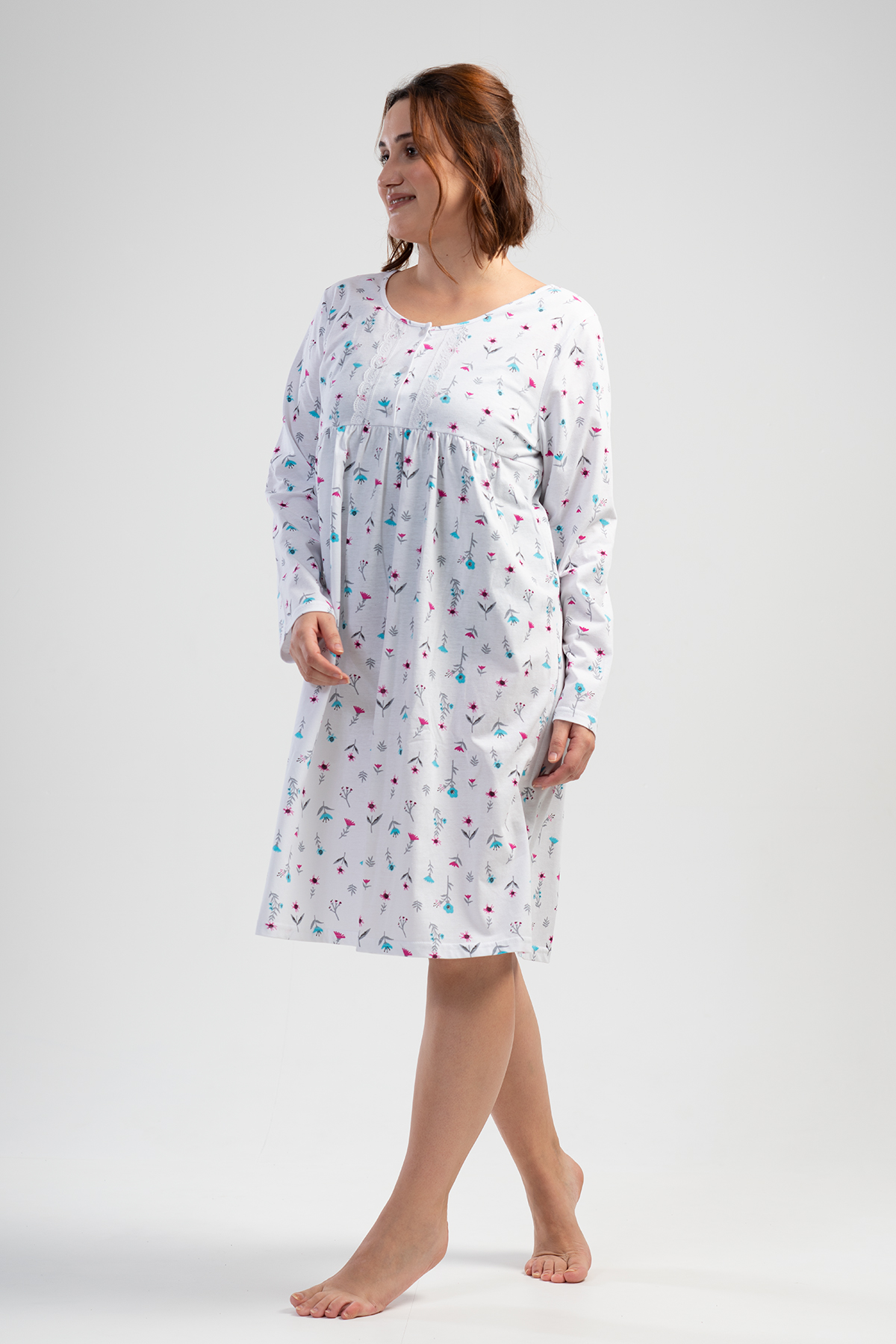 Woman Grandma XXL Calla Nightgown Woman Grandma XXL Calla Nightgown