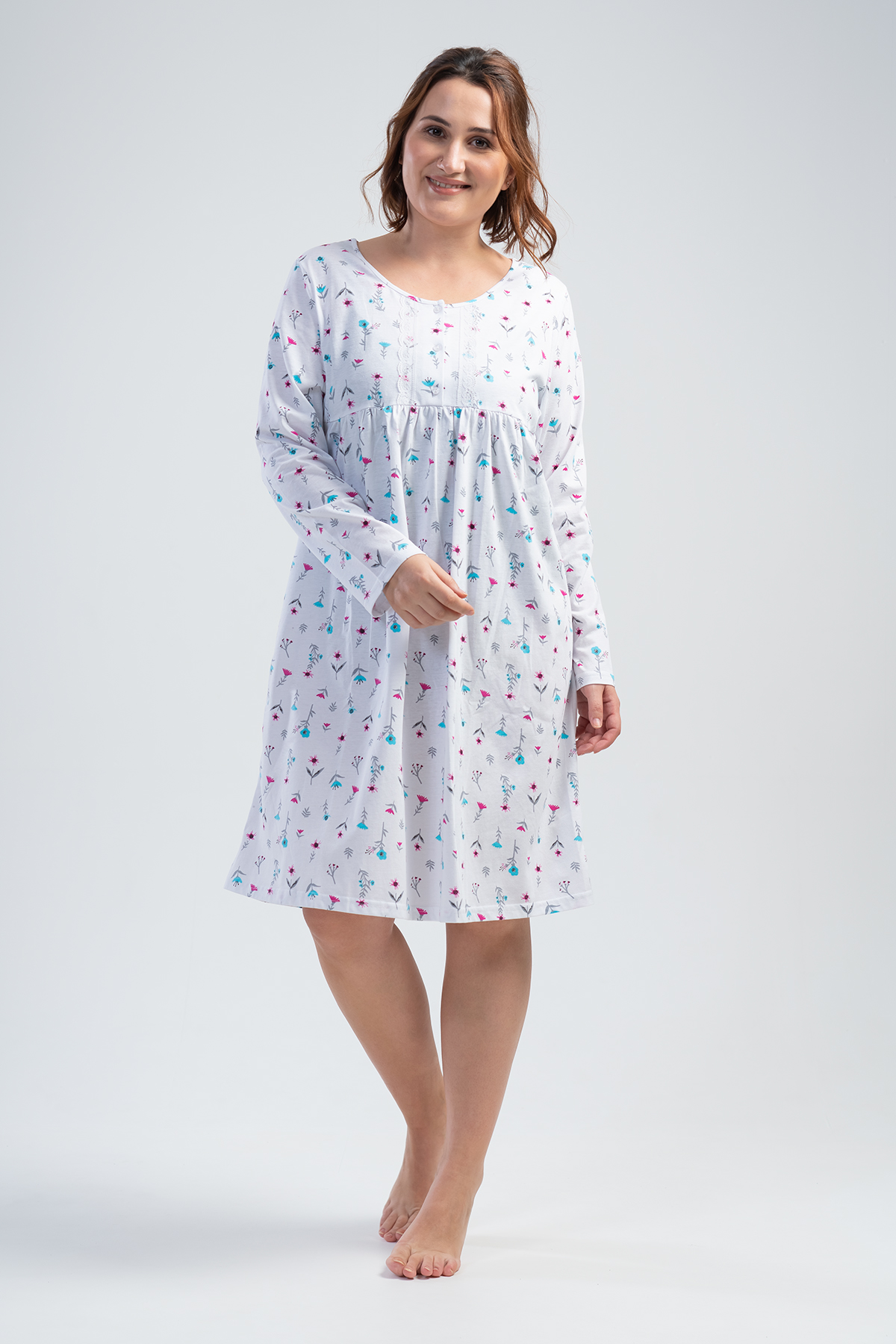 Woman Grandma XXL Calla Nightgown Woman Grandma XXL Calla Nightgown