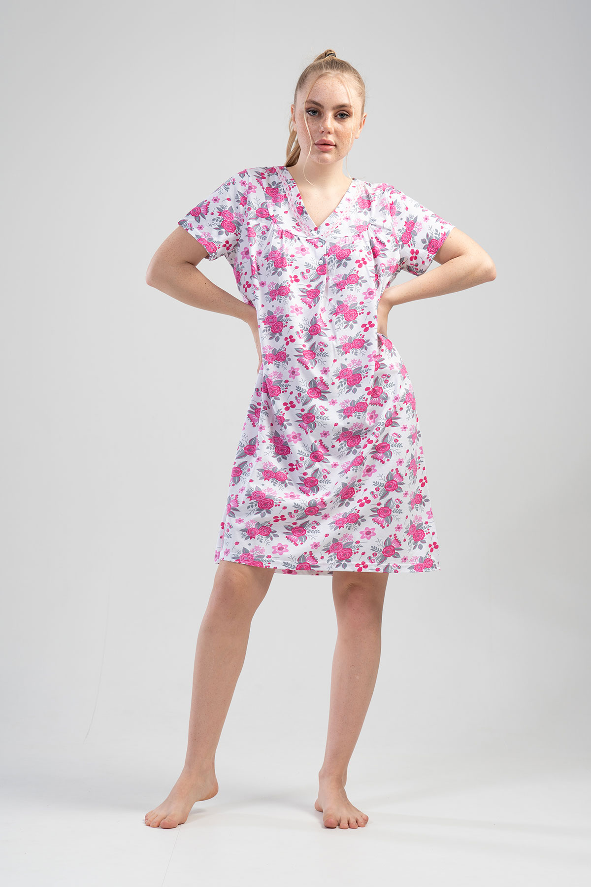 Woman Grandma Mallow Nightgown Woman Grandma Mallow Nightgown