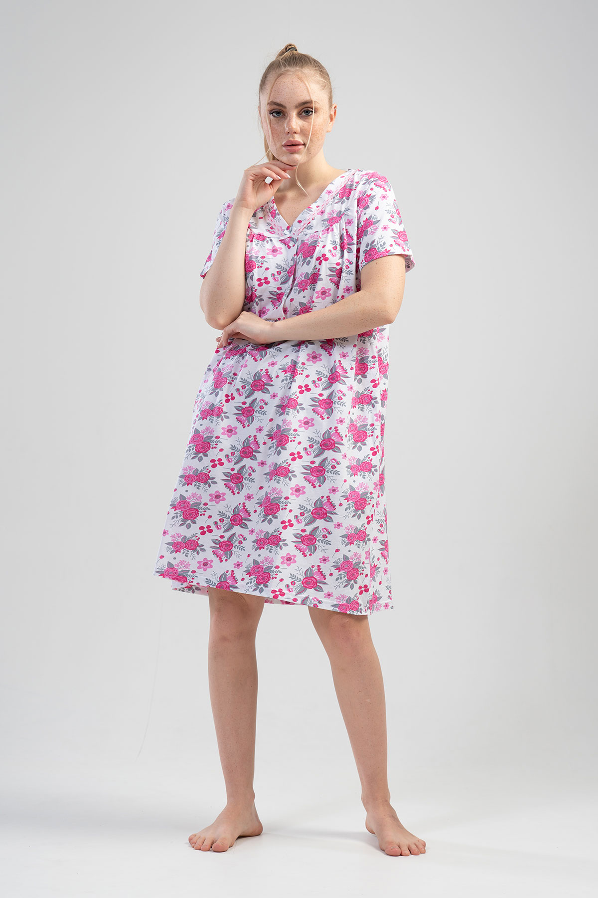 Woman Grandma Mallow Nightgown Woman Grandma Mallow Nightgown
