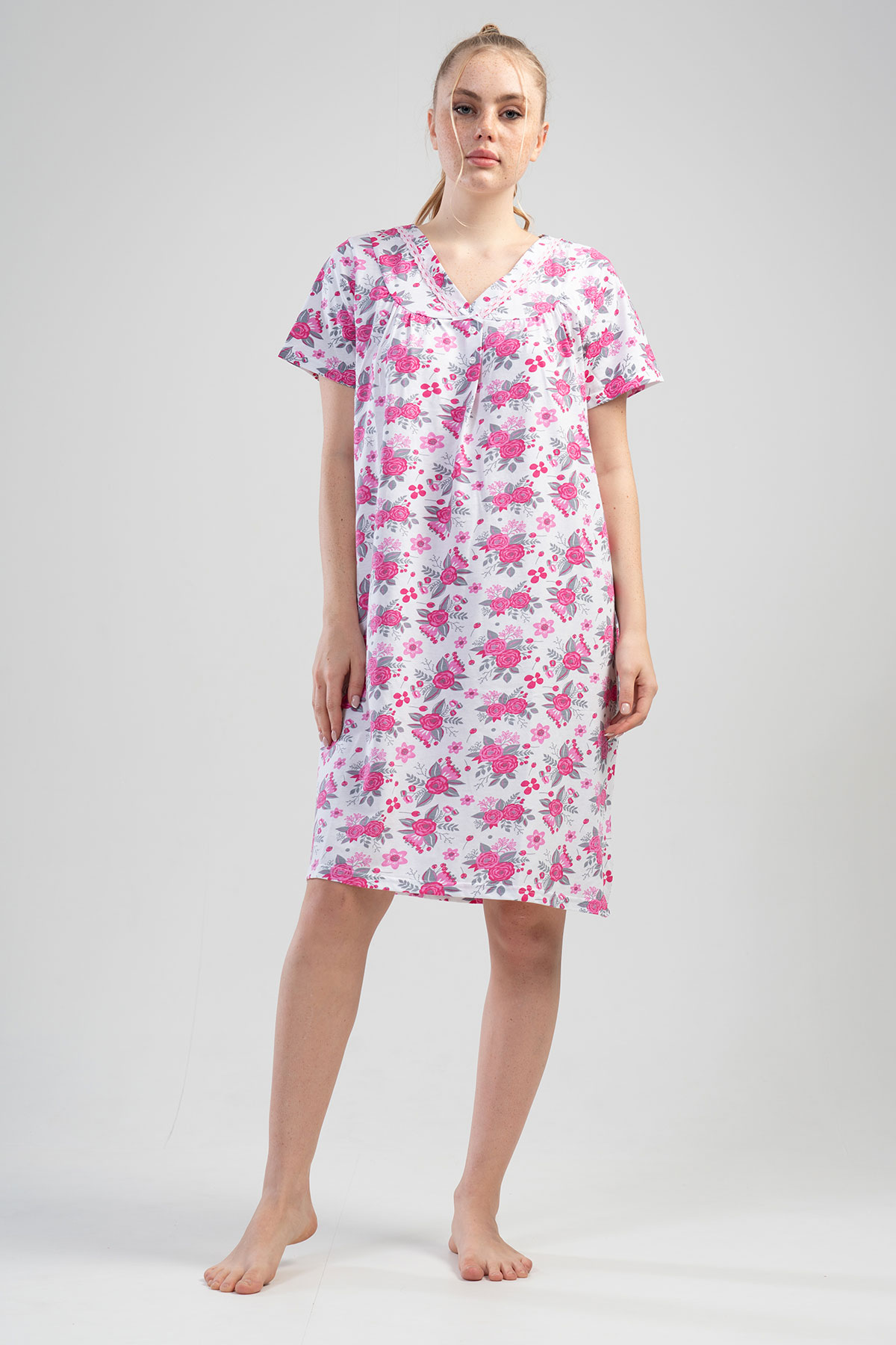 Woman Grandma Mallow Nightgown Woman Grandma Mallow Nightgown