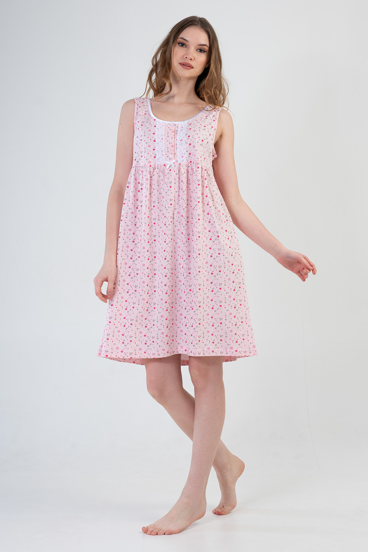 Woman Cotton Wena Nightgown Woman Cotton Wena Nightgown
