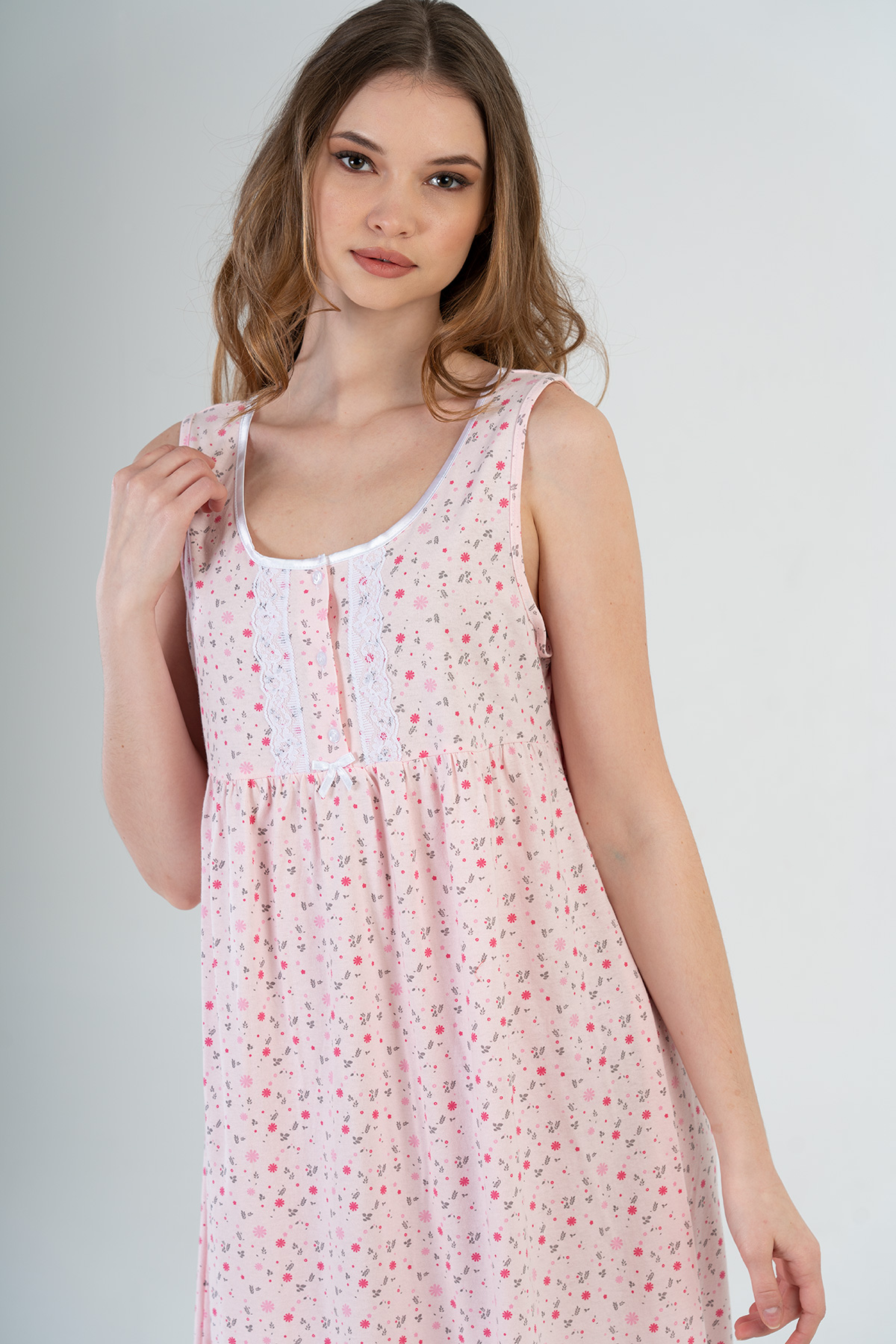 Woman Cotton Wena Nightgown Woman Cotton Wena Nightgown