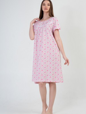 Woman Cotton Bena Nightgown Woman Cotton Bena Nightgown