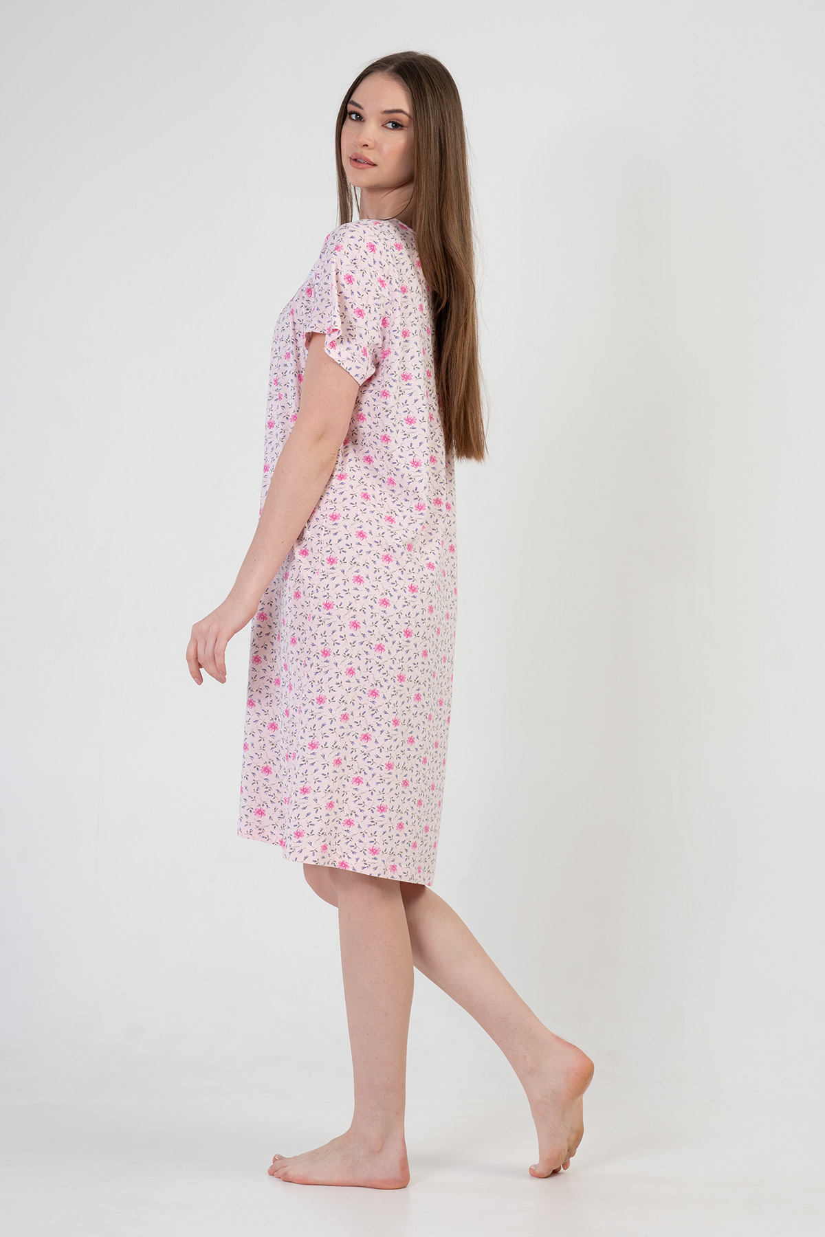 Woman Cotton Bena Nightgown Woman Cotton Bena Nightgown