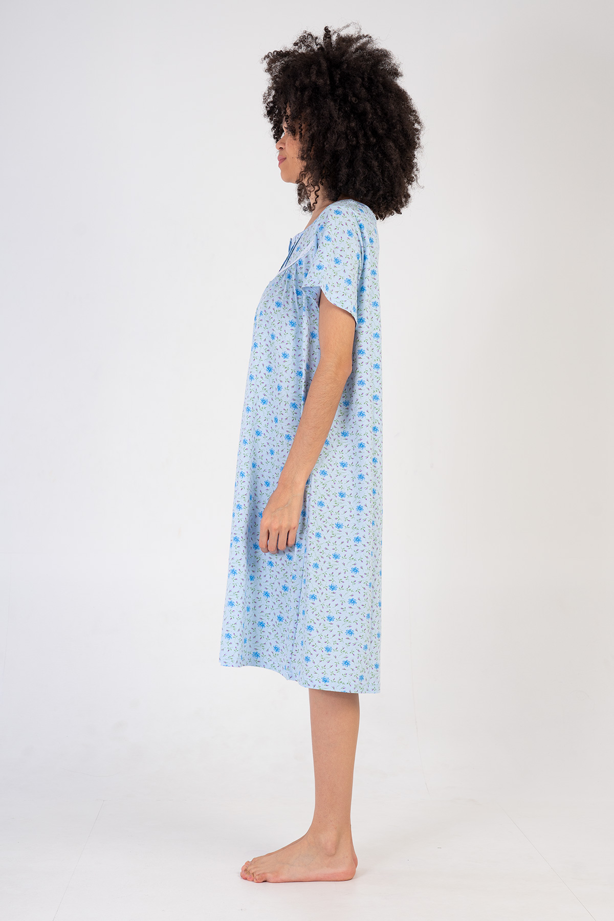 Woman Cotton Bena Nightgown Woman Cotton Bena Nightgown