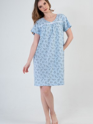 Woman Cotton Ase Nightgown Woman Cotton Ase Nightgown