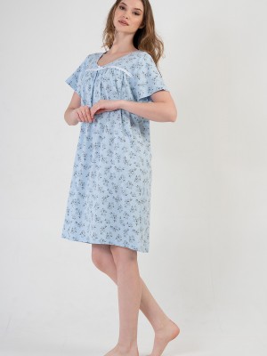 Woman Cotton Ase Nightgown Woman Cotton Ase Nightgown