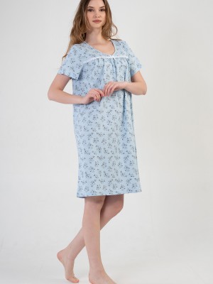 Woman Cotton Ase Nightgown Woman Cotton Ase Nightgown