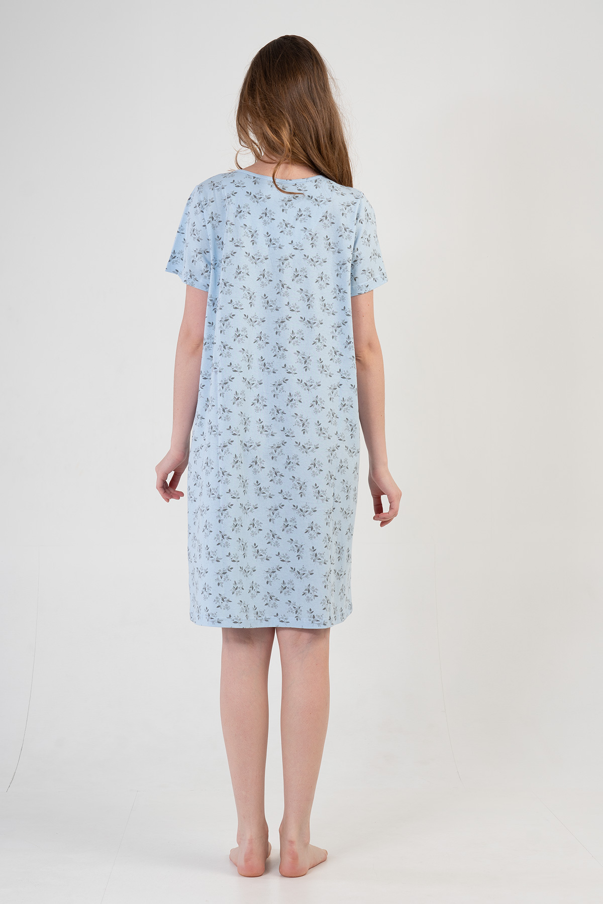 Woman Cotton Ase Nightgown Woman Cotton Ase Nightgown