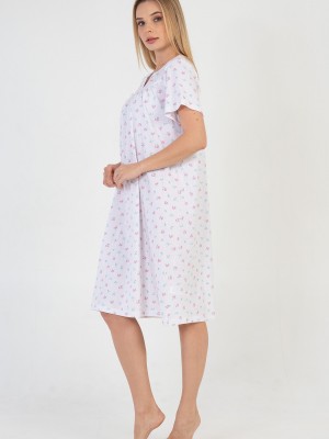 Woman Cotton Seda Nightgown Woman Cotton Seda Nightgown
