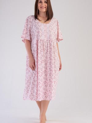 Woman Big Size Batty Grandma Nightgown Woman Big Size Batty Grandma Nightgown