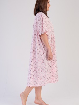 Woman Big Size Batty Grandma Nightgown Woman Big Size Batty Grandma Nightgown