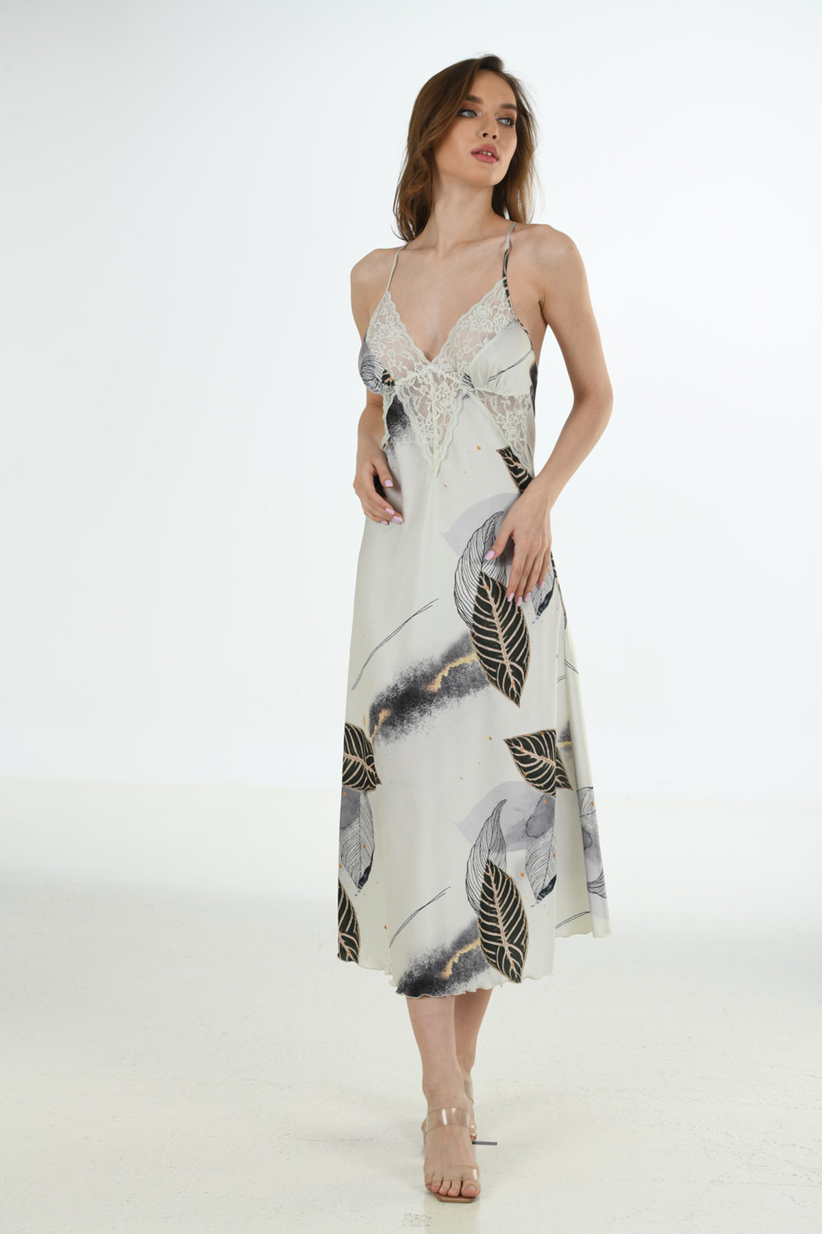 Woman Satin Qatya Tunic Woman Satin Qatya Tunic