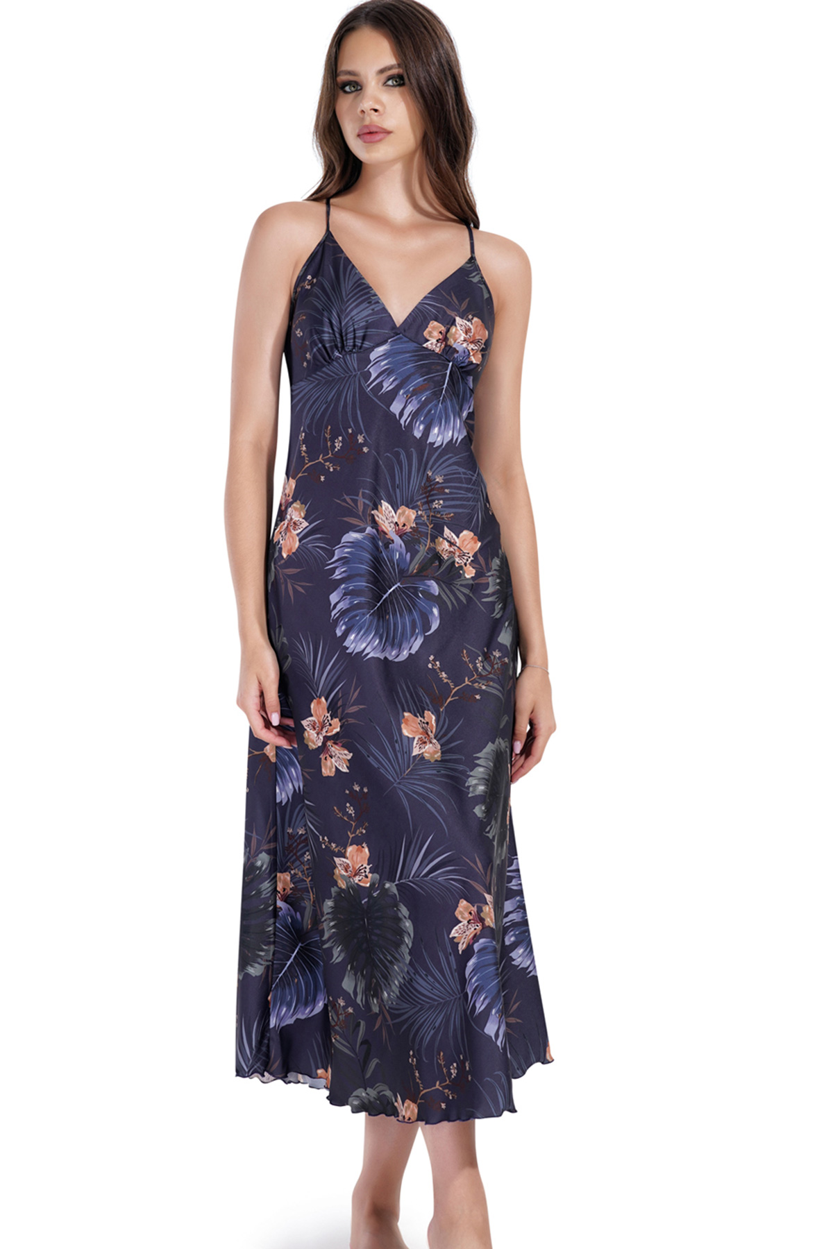 Woman Night Satin Tunic Woman Night Satin Tunic