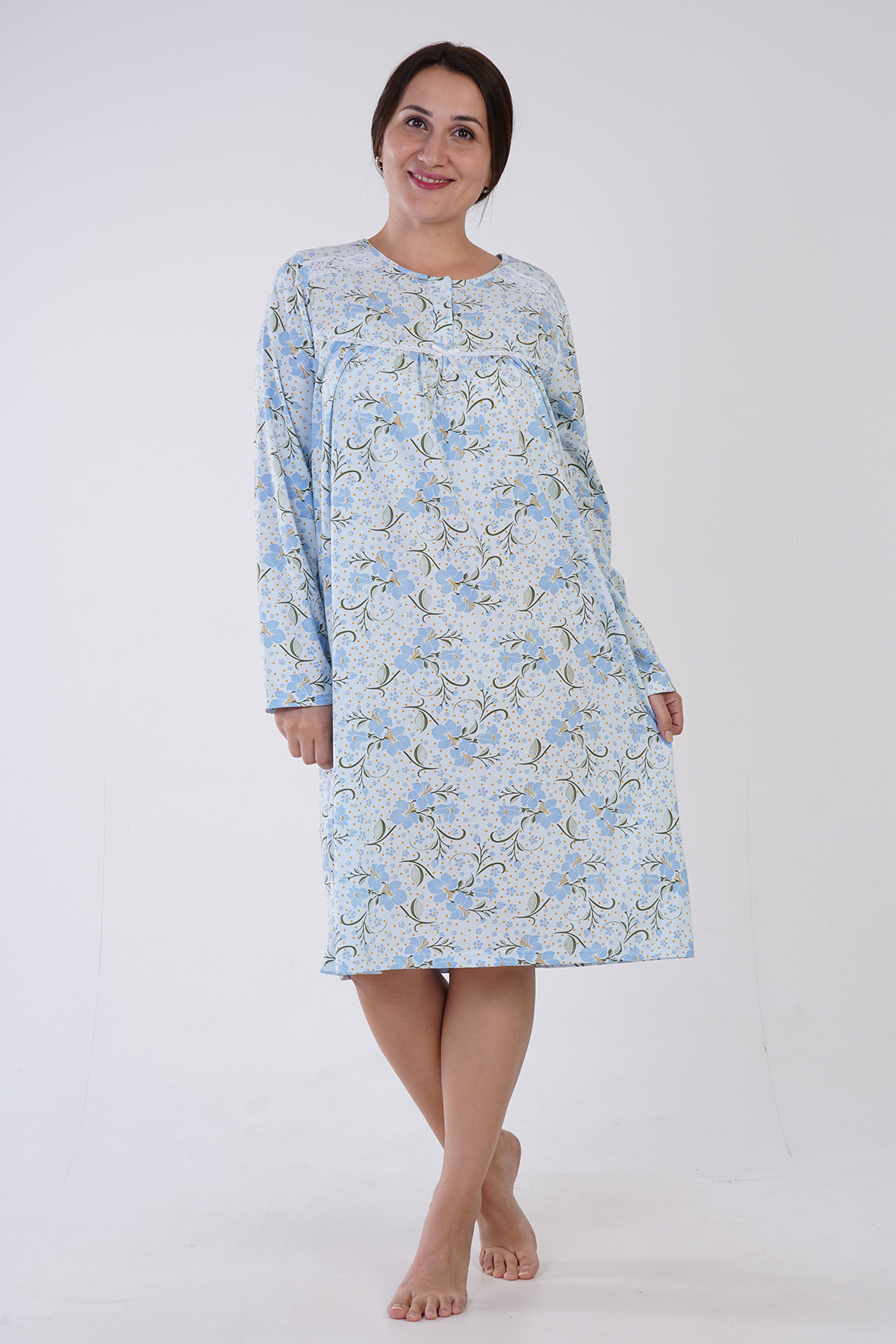 Woman Big Size Fera Nightgown Woman Big Size Fera Nightgown