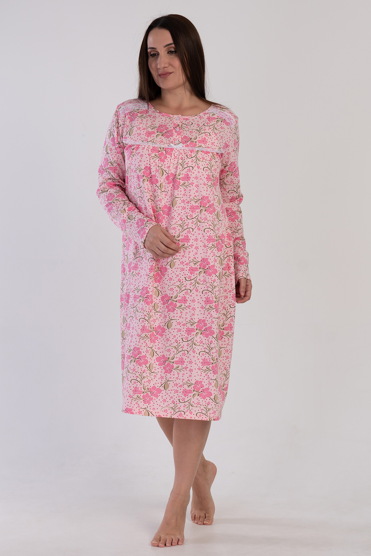 Woman Big Size Fera Nightgown Woman Big Size Fera Nightgown