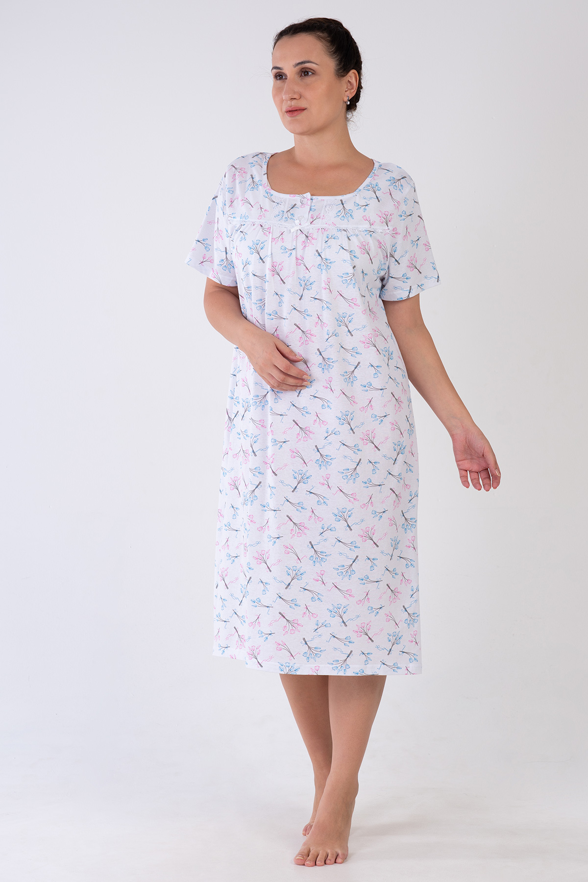 Woman Wande Grandma Nightgown Woman Wande Grandma Nightgown