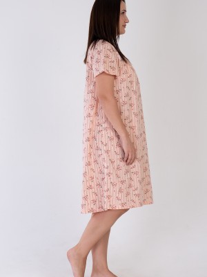Woman Big Size Rosia Nightgown Woman Big Size Rosia Nightgown