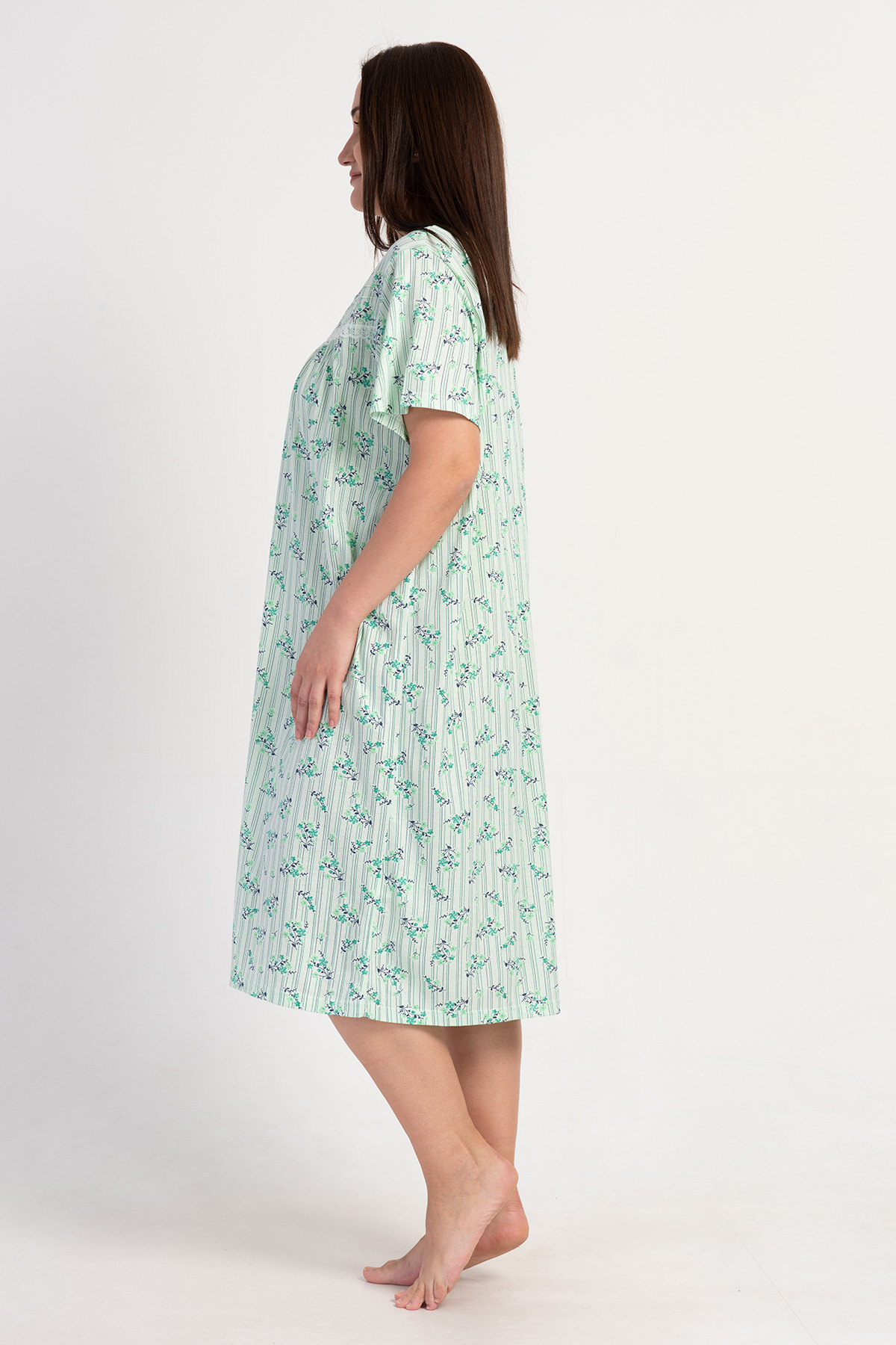 Woman Big Size Rosia Nightgown Woman Big Size Rosia Nightgown