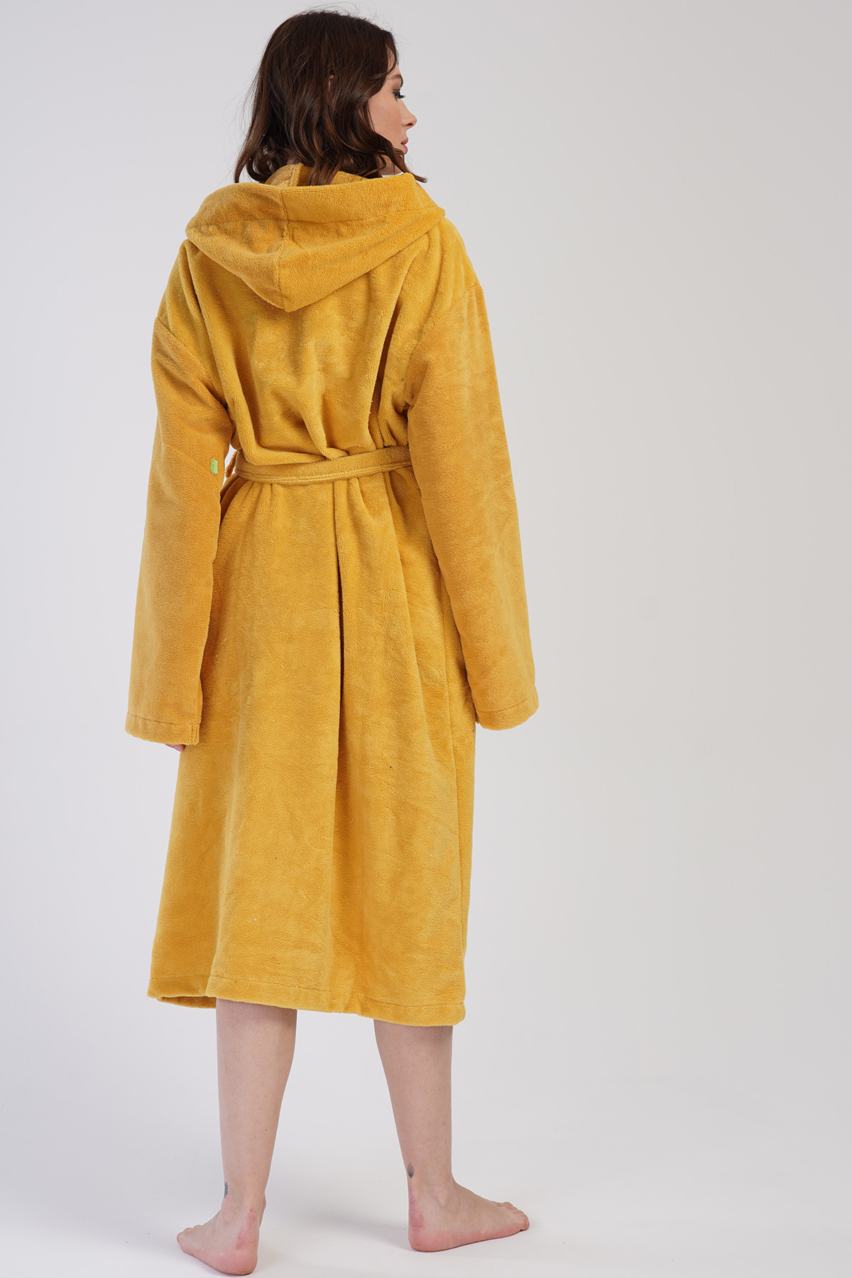 Woman Soft Hoodie Detail Bathrobe Woman Soft Hoodie Detail Bathrobe