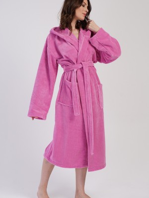 Woman Soft Hoodie Detail Bathrobe Woman Soft Hoodie Detail Bathrobe