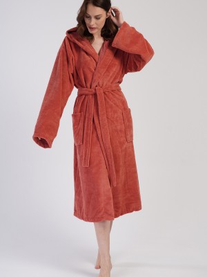 Woman Soft Hoodie Detail Bathrobe Woman Soft Hoodie Detail Bathrobe