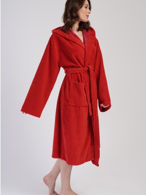 Woman Soft Hoodie Detail Bathrobe Woman Soft Hoodie Detail Bathrobe