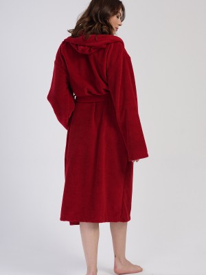 Woman Soft Hoodie Detail Bathrobe Woman Soft Hoodie Detail Bathrobe