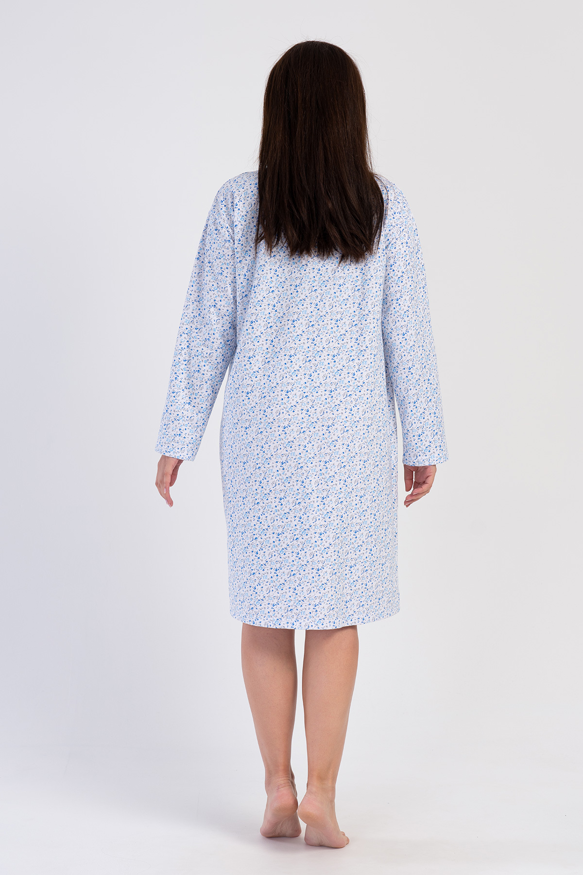Woman Cotton Verenda Grandma Nightgown Woman Cotton Verenda Grandma Nightgown