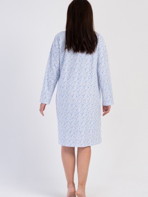 Woman Cotton Verenda Grandma Nightgown Woman Cotton Verenda Grandma Nightgown