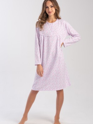Woman Cotton Verenda Grandma Nightgown Woman Cotton Verenda Grandma Nightgown